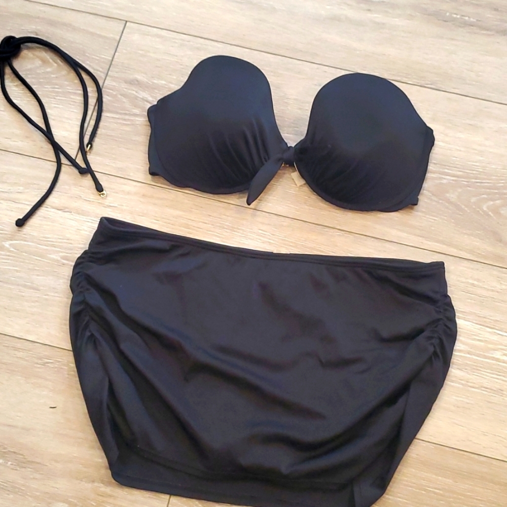 Victoria secret bikini skirt and bandeau top